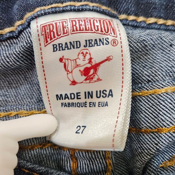Women's True Religion Boot Cut Jeans, Size 27 - Picture 3 of 10